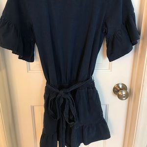Navy blue romper
